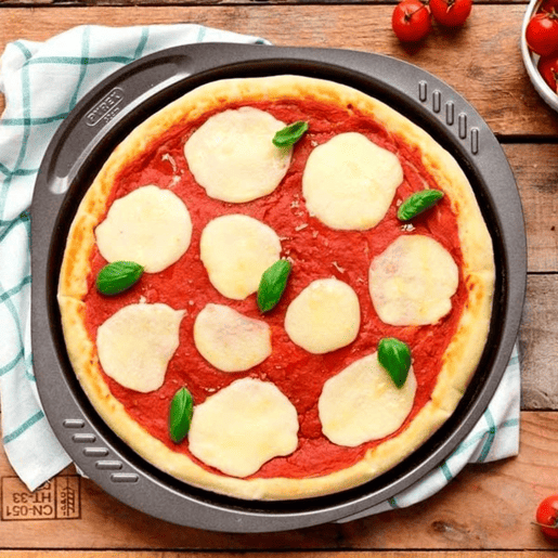 Molde para Pizza Pyrex Castanho Preto Metal