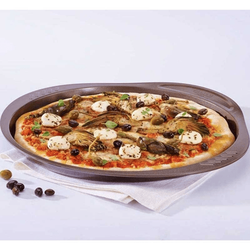 Molde para Pizza Pyrex Castanho Preto Metal