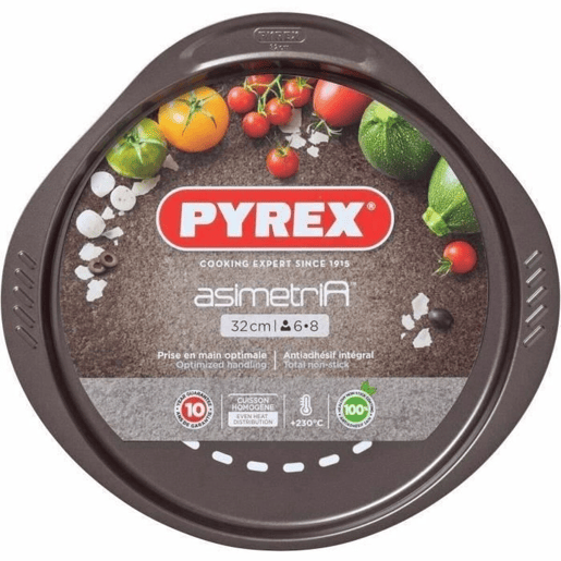 Molde para Pizza Pyrex Castanho Preto Metal