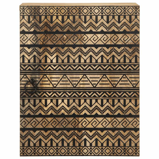 vidaXL Armário suspenso para WC 38x33,5x48 cm mangueira maciça preto