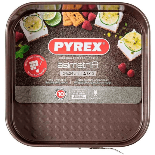 Molde Desmontável Pyrex Castanho Aço inoxidável