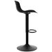 Taburete de bar x1 regulable en altura y asiento giratorio Taburete de bar x1 regulable en altura y asiento giratorio Gris