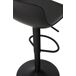 Taburete de bar x1 regulable en altura y asiento giratorio Taburete de bar x1 regulable en altura y asiento giratorio Gris