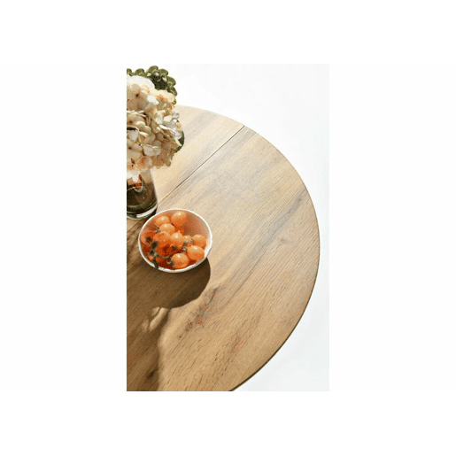 Mesa de jantar Fontana KD 80 cm escura + CHARLTON SUEDE BROWN S FRXZ B estilo retro vintage com efeito de madeira e conjunto de 4 cadeiras