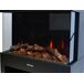 Estufa eléctrica para interior con tubo decorativo Estufa eléctrica para interior con tubo decorativo Negro