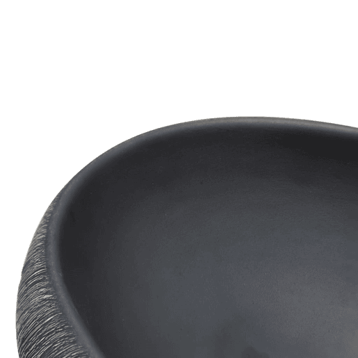 vidaXL Lavatório de bancada oval 59x40x15 cm cerâmica preto e cinza vidaXL Lavatório de bancada oval 59x40x15 cm cerâmica preto e cinza
