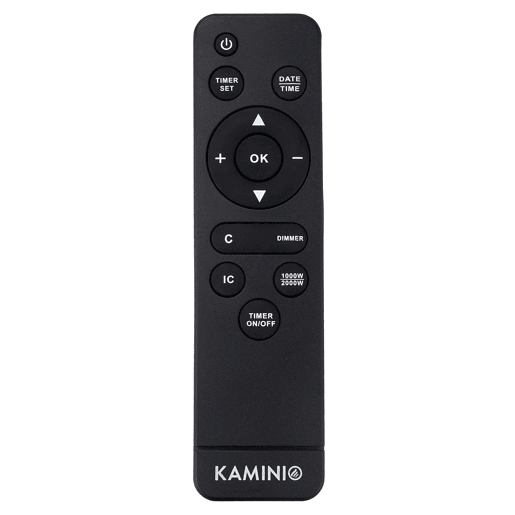 KAMINIO Lareira Elétrica HENRI com tubo de chaminé - Fogão de lareira com aquecimento, efeito de chama 3D, compartimento para lenha - Branco KAMINIO Lareira Elétrica HENRI com tubo de chaminé - Fogão de lareira com aquecimento, efeito de chama 3D, compartimento para lenha - Branco