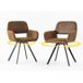 Conjunto de mesa redonda + 2 sillones vintage Conjunto de mesa redonda + 2 sillones vintage Roble Artisan