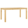 vidaXL Mesa de jantar Panama 160x80x75 cm madeira de pinho maciça