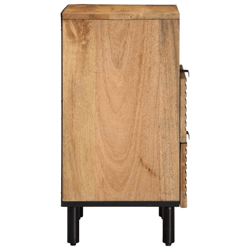 vidaXL Mesa de cabeceira 50x33x60 cm madeira de mangueira maciça