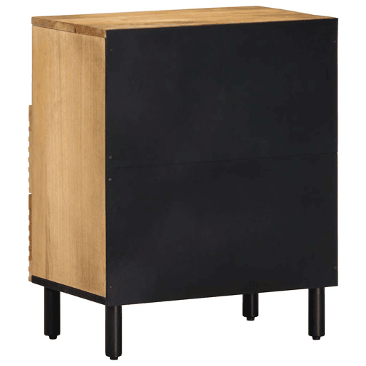 vidaXL Mesa de cabeceira 50x33x60 cm madeira de mangueira maciça