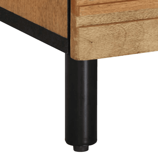 vidaXL Mesa de cabeceira 50x33x60 cm madeira de mangueira maciça