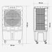 Climatizador L Modo Frío y Evaporación | UNIVERSALBLUE Climatizador L Modo Frío y Evaporación | UNIVERSALBLUE Gris