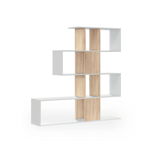 Estantes Domi Artik White (Branco mate) - Carvalho canadiano 145 x 145 x 28 cm