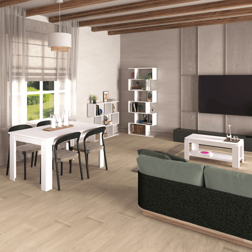 Conjunto de estantes Zoe Branco brilhante 80 x 192 x 24 cm