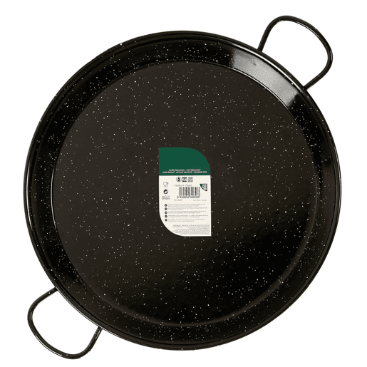 Panela de paella esmaltada 16 porções