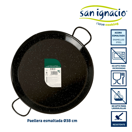 Panela de paella 8 porções
