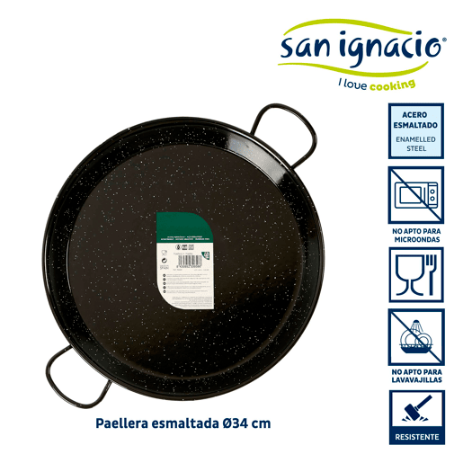 Panela de paella 6 porções