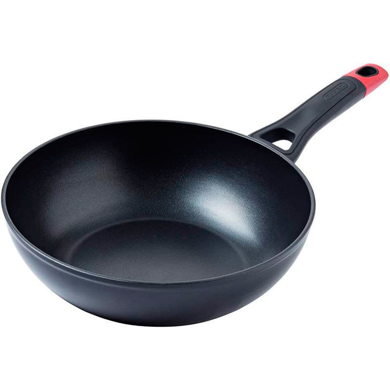 Wok Óptima+ Pyrex aluminio forjado antiadherente
