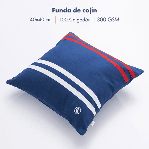 Almofada 40x40cm 100% Algodão 300GSM azul marinho El Ganso