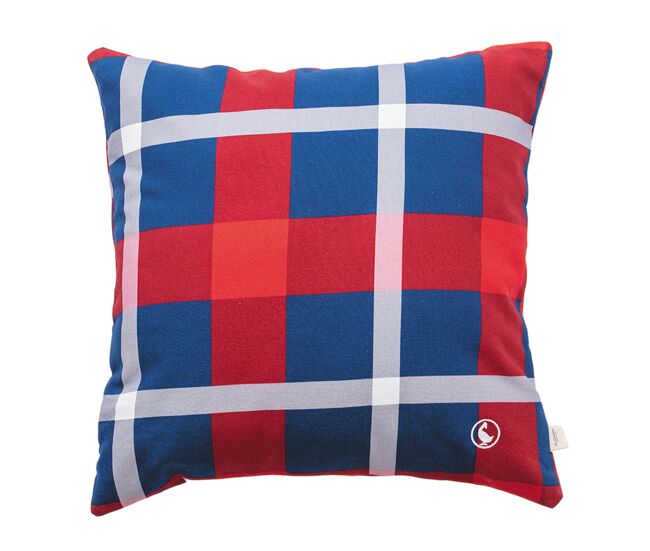 Cojín 40x40cm 100% algodón 300gsm cuadros tartan el ganso