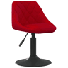 vidaXL Banco de bar veludo vermelho tinto