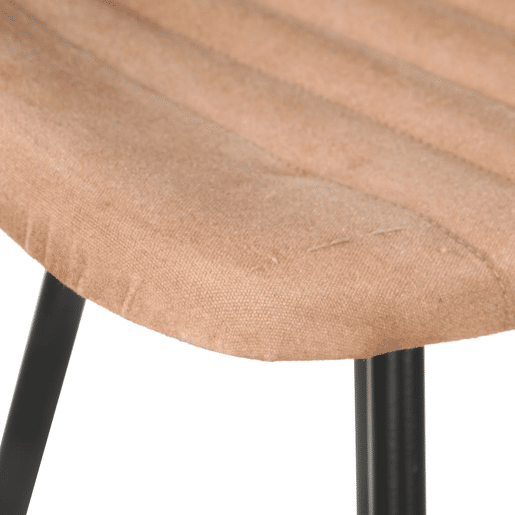 vidaXL Bancos de bar 4 pcs couro genuíno castanho