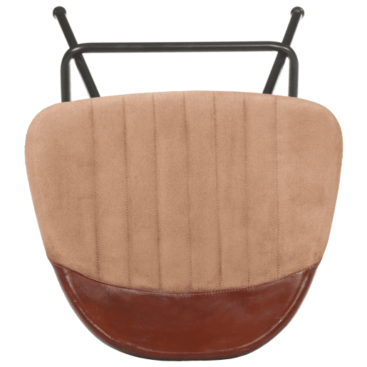 vidaXL Bancos de bar 2 pcs couro genuĂno castanho vidaXL Bancos de bar 2 pcs couro genuĂno castanho