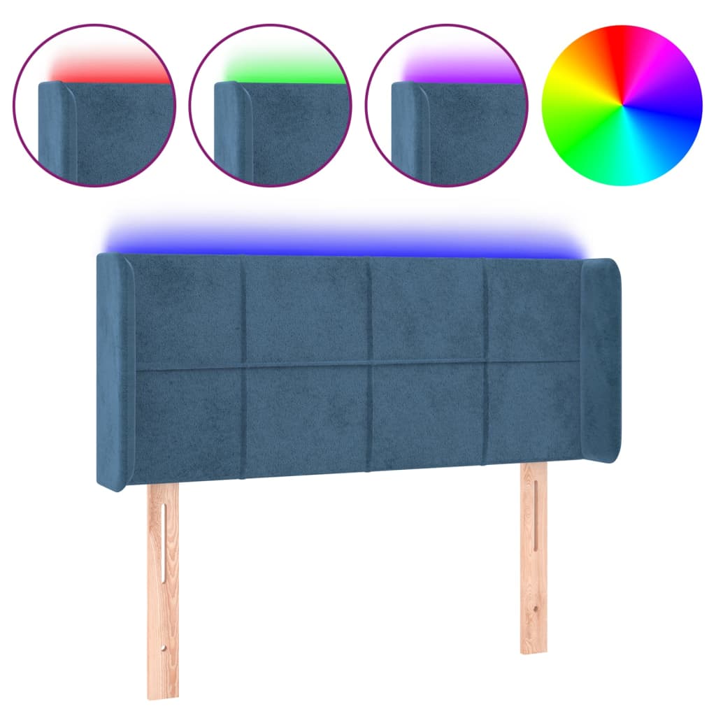 Cabecero Con Led 103 Azul