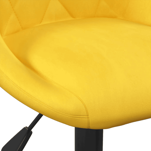 vidaXL Banco de bar veludo amarelo mostarda vidaXL Banco de bar veludo amarelo mostarda