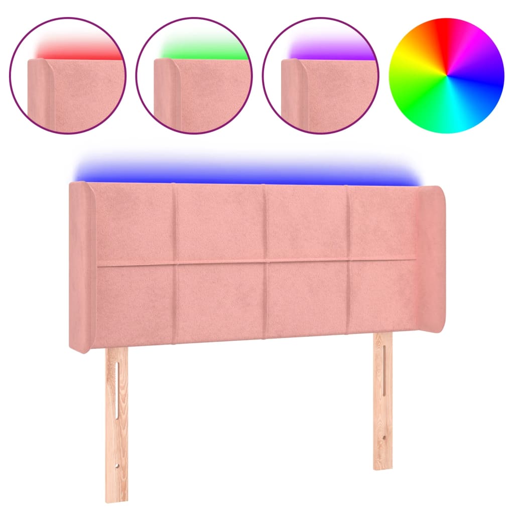 Cabecero Con Led 103 Rosa