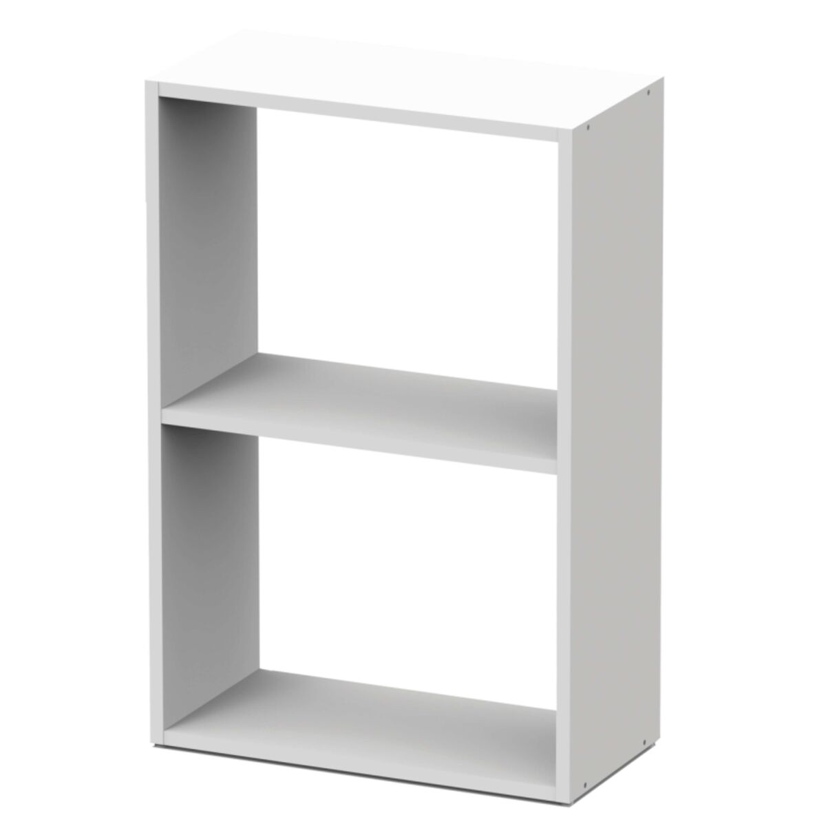 Librería baja tibet en color blanco mate 75x50x24 cm estantería libros