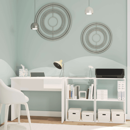Estante baixa Tibet em branco fosco 75x50x24 cm Estante Estante baixa Tibet em branco fosco 75x50x24 cm Estante