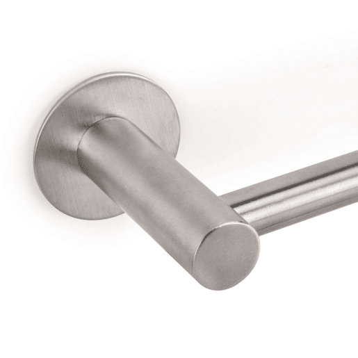 Cabide Adesivo Supra Kitchen com 5 Ganchos em Cinza com Medidas em Aço Inoxidável 43x5x7,7 cm