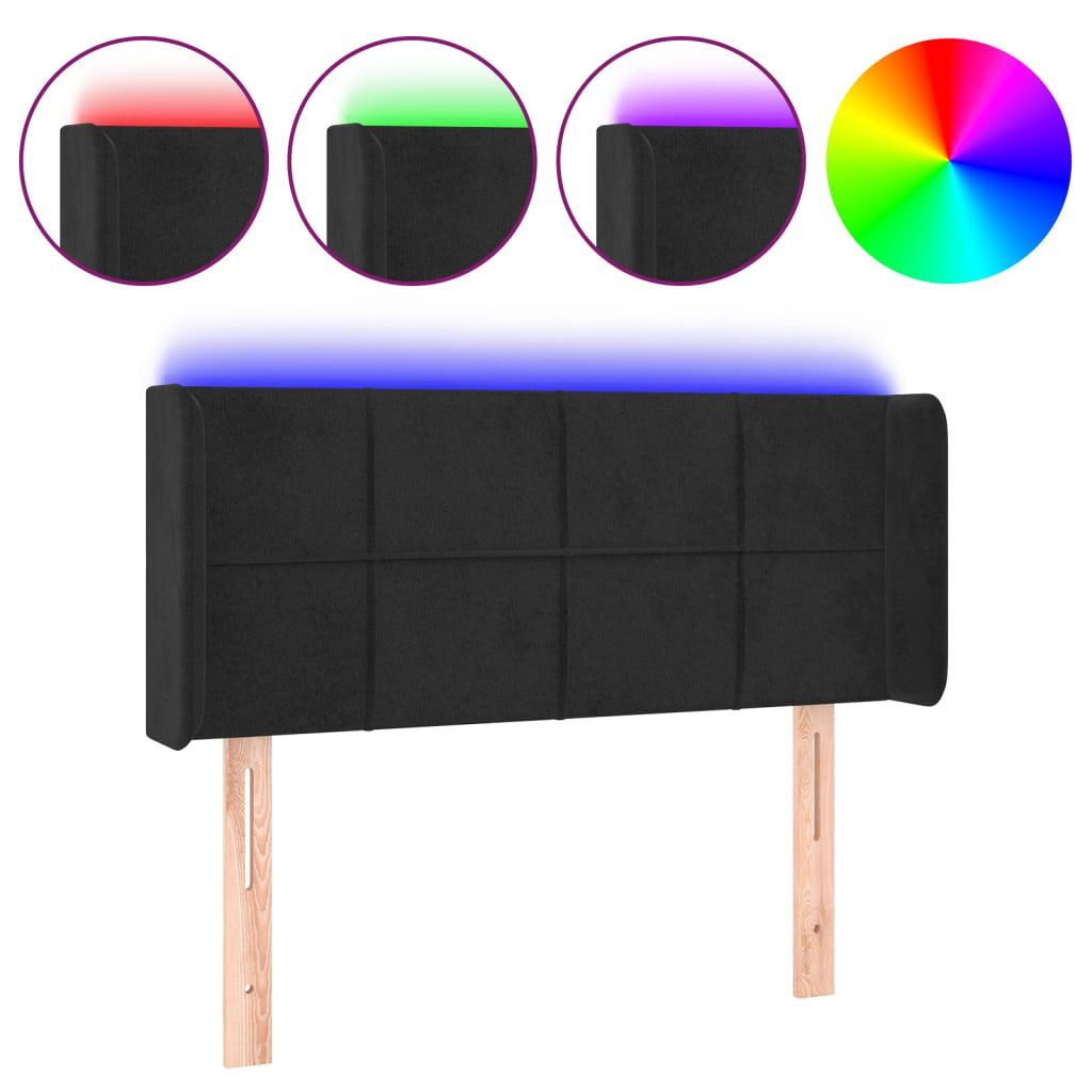 Cabecero Con Led 103 Negro