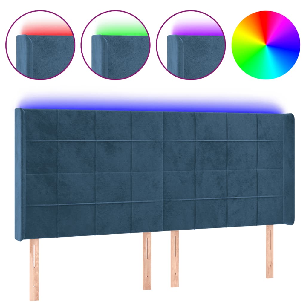 Cabecero Con Led 183 Azul