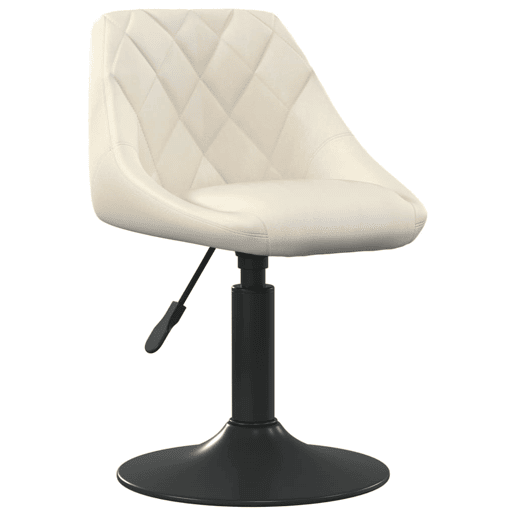 vidaXL Banco de bar veludo cor creme vidaXL Banco de bar veludo cor creme
