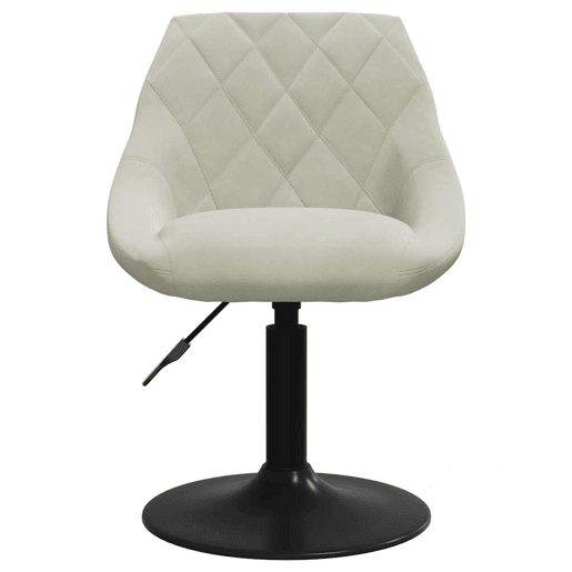 vidaXL Banco de bar veludo cor creme vidaXL Banco de bar veludo cor creme
