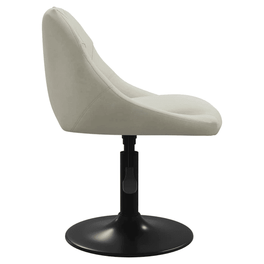 vidaXL Banco de bar veludo cor creme vidaXL Banco de bar veludo cor creme