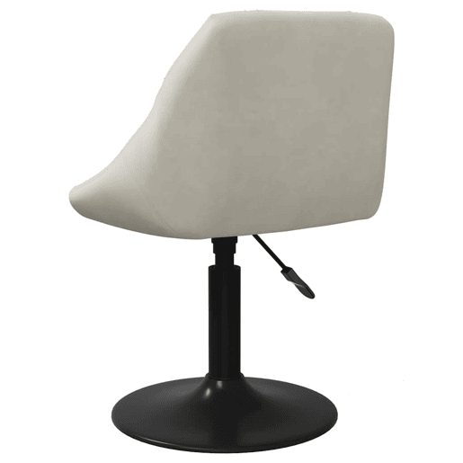 vidaXL Banco de bar veludo cor creme vidaXL Banco de bar veludo cor creme