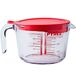 Jarra medidora Classic Pyrex con tapa Jarra medidora Classic Pyrex con tapa Rojo