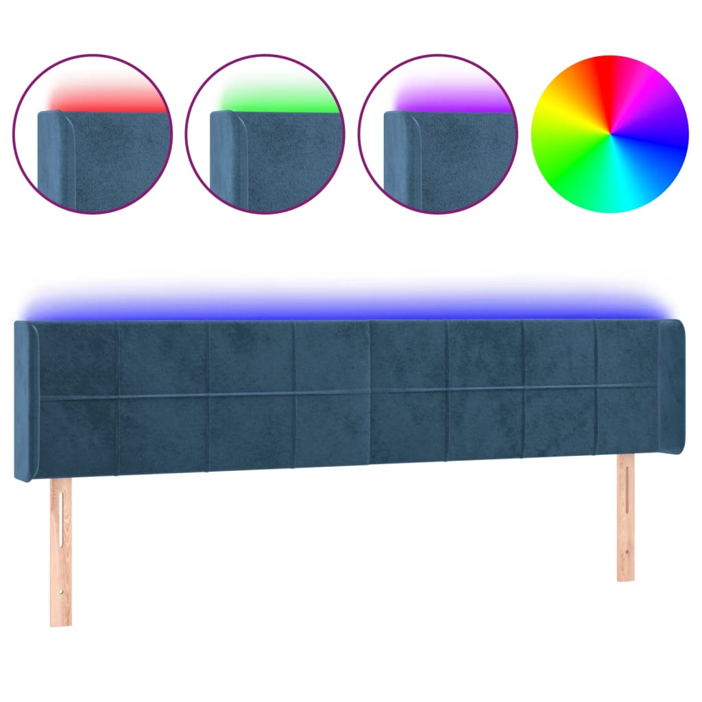 Cabecero Con Led 183 Azul