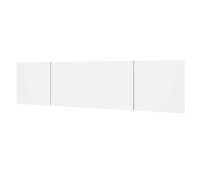 Conjunto habitación dormitorio principal completo color blanco mate y roble sahara