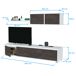 Conjunto Salón Industrial Mueble Modular Tv Mesa Conjunto Salón Industrial Mueble Modular Tv Mesa Blanco