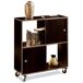 Estantería baja con ruedas wgue Estantería baja con ruedas wgue Madera Oscura