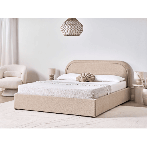 Beliani Cama baú Bouclé QUILLIEN