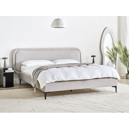Beliani Cama Veludo SUZETTE Beliani Cama Veludo SUZETTE