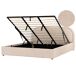 Beliani Cama con almacenaje Bouclé QUILLIEN 192x217 Beliani Cama con almacenaje Bouclé QUILLIEN 192x217 Beige