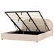 Beliani Cama con almacenaje Bouclé QUILLIEN 192x217 Beliani Cama con almacenaje Bouclé QUILLIEN 192x217 Beige
