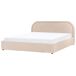 Beliani Cama con almacenaje Bouclé QUILLIEN 192x217 Beliani Cama con almacenaje Bouclé QUILLIEN 192x217 Beige